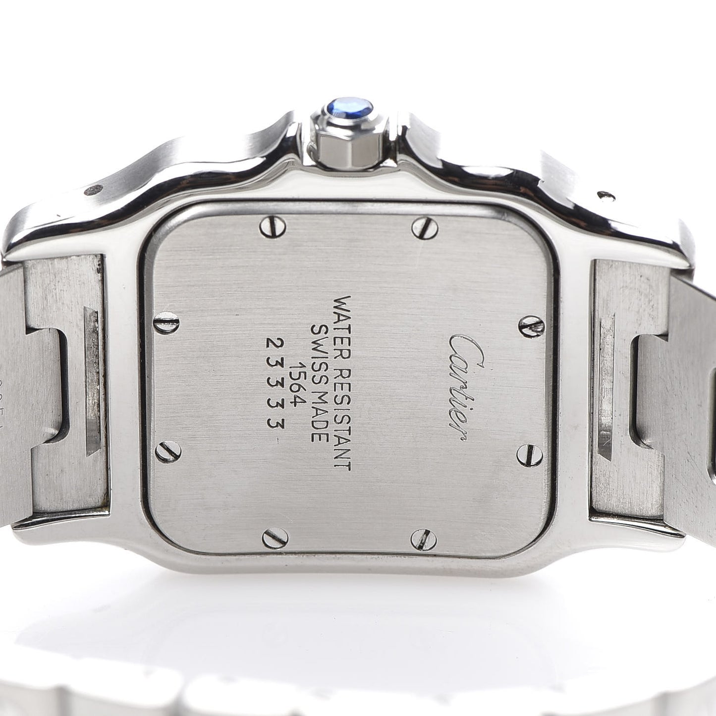 Stainless Steel 29mm Santos De Galbee Quartz Watch