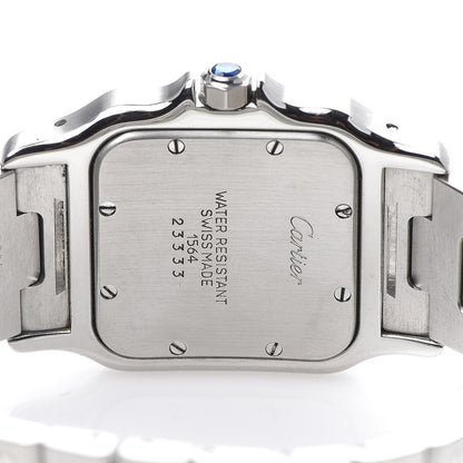 Cartier Stainless Steel 29mm Santos De Galbee Quartz Watch 4 of 6