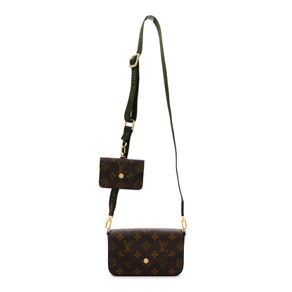 Louis Vuitton Monogram Felicie Strap & Go Kaki 1 of 11