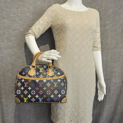 Louis Vuitton Monogram Multicolor Trouville Black 2 of 8