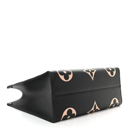 Louis Vuitton Empreinte Monogram Giant Onthego GM Black Beige 4 of 9