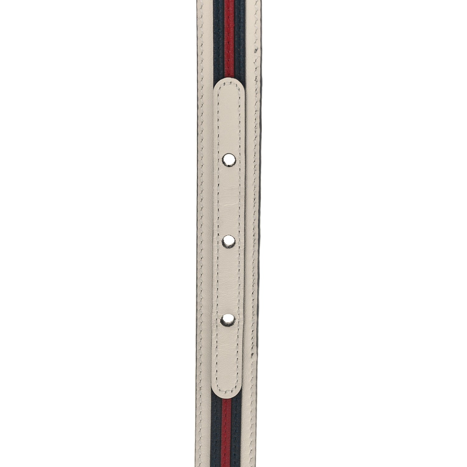 Gucci Calfskin 20mm Torchon Double G Sylvie Belt 95 38 Off White Blue Red 5 of 5