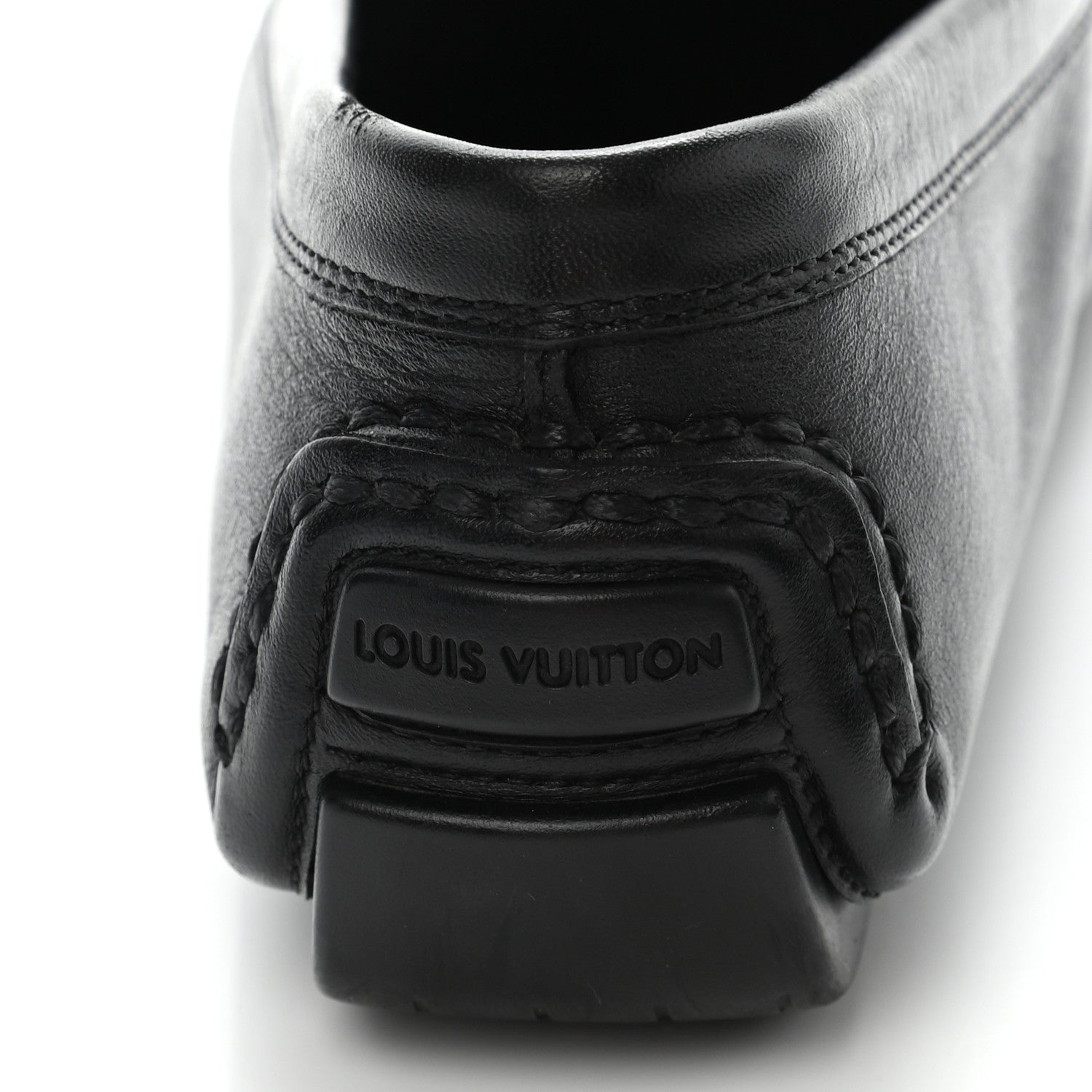Louis Vuitton Calfskin Lombok Mocassin Loafers 36 Black 8 of 12