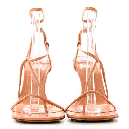 Bottega Veneta Crush Calfskin The Line 90mm Sandals 36 Clay 2 of 10