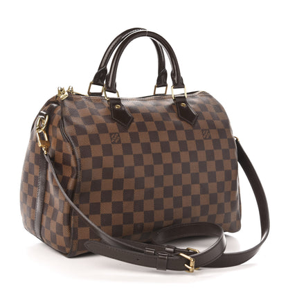 Louis Vuitton Damier Ebene Speedy Bandouliere 30 4 of 13
