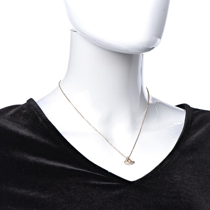 Bulgari 18K Rose Gold Diamond Divas' Dream Openwork Pave Pendant Necklace 2 of 7