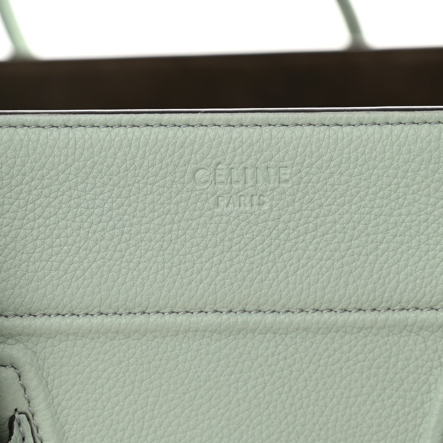 Baby Grained Calfskin Medium Phantom Luggage Jade