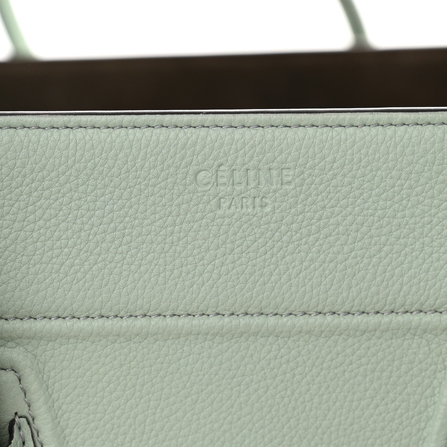 Celine Baby Grained Calfskin Medium Phantom Luggage Jade 7 of 12