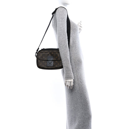 Louis Vuitton Monogram Macassar S Lock Messenger 2 of 9