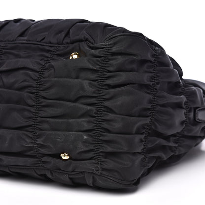 Prada Tessuto Nylon Gaufre Tote Black 8 of 13