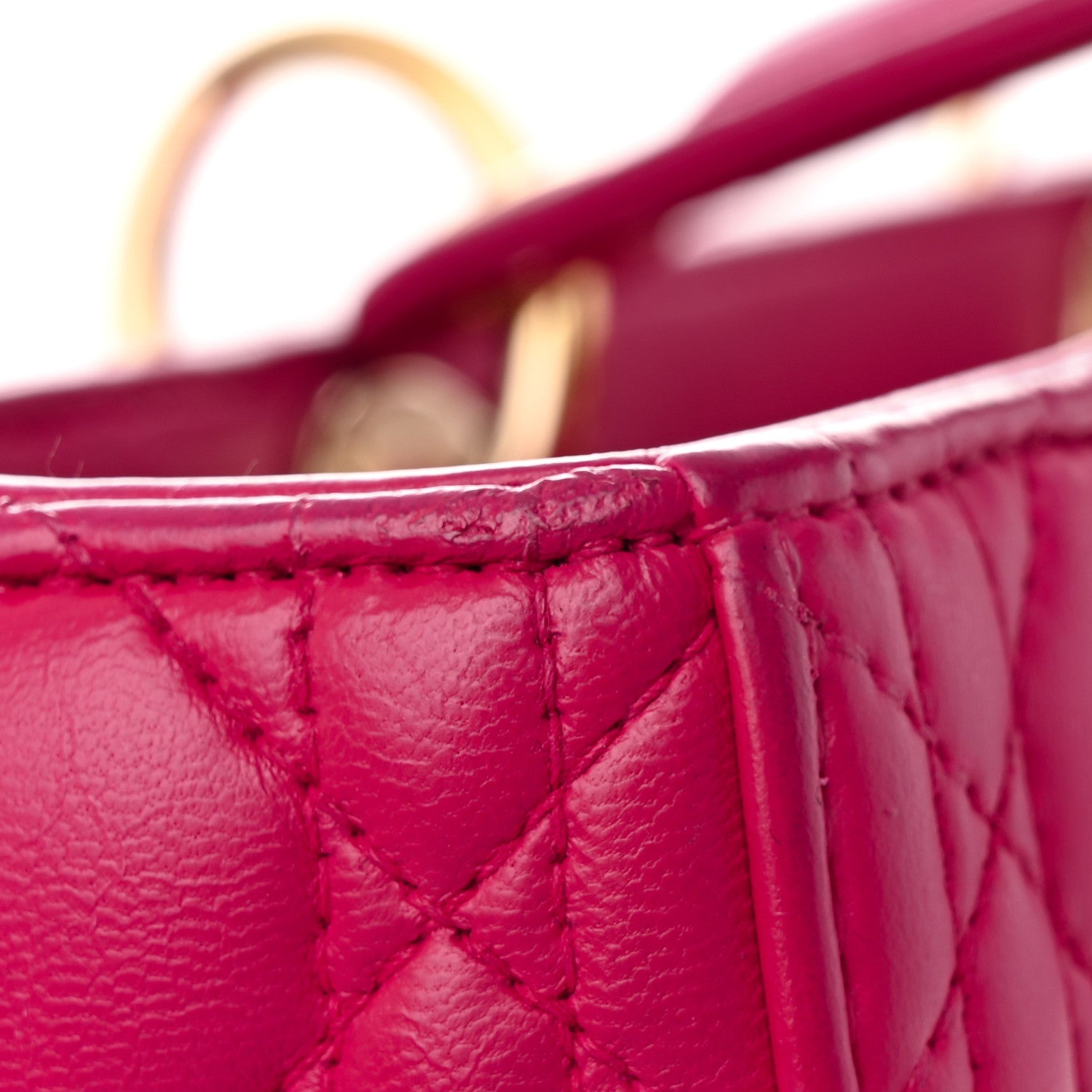 Christian Dior Lambskin Cannage Large Lady Dior Pink 18 of 21