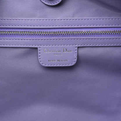 Christian Dior Coated Canvas Cannage Small Panarea Tote Lilac 6 of 12