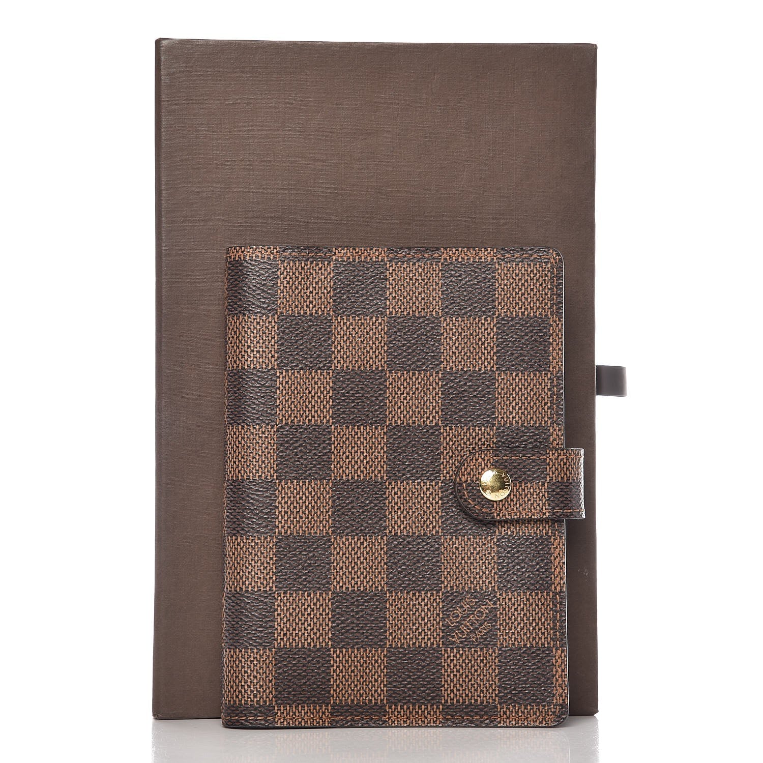Louis Vuitton Damier Ebene Small Ring Agenda Cover 8 of 8
