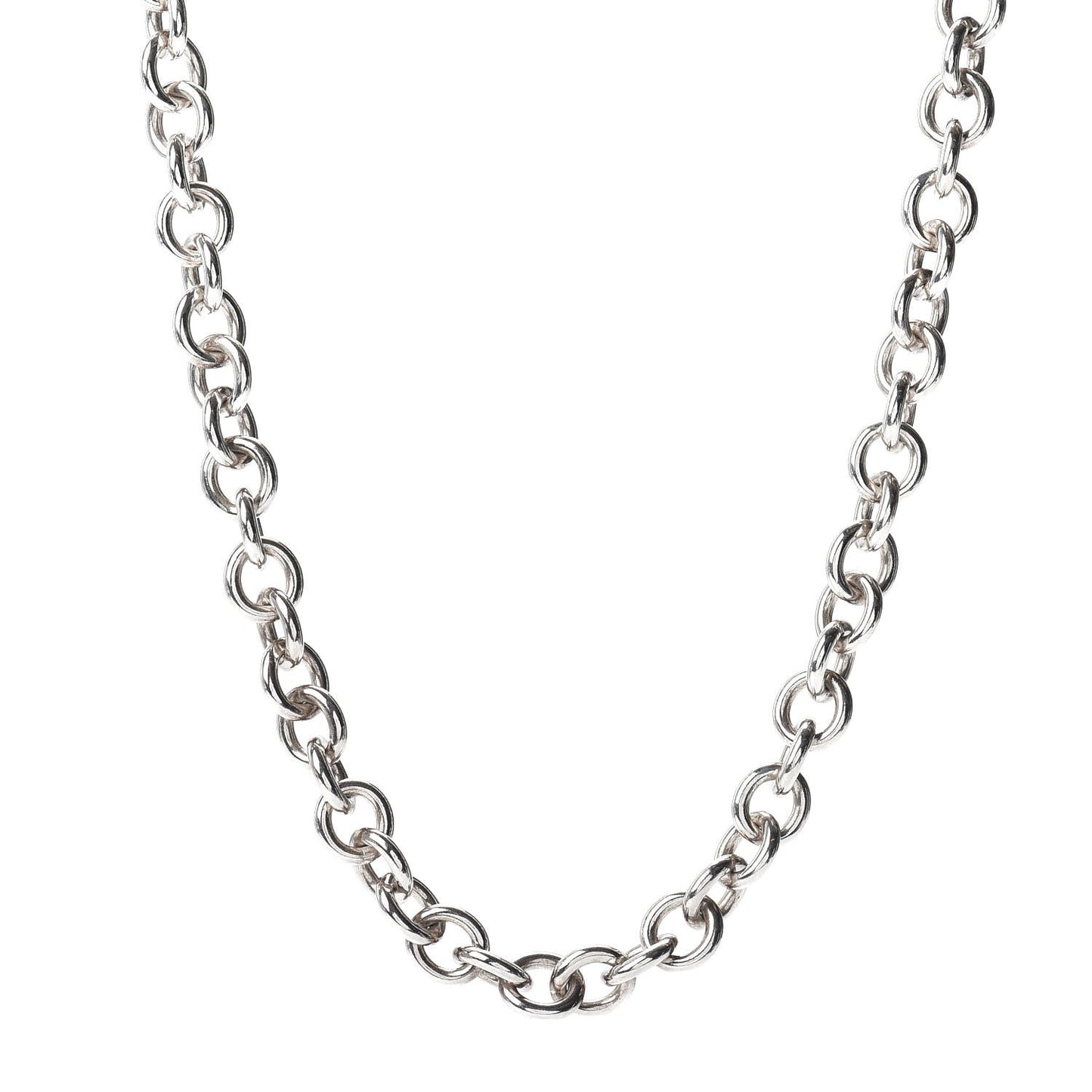 Sterling Silver 1837 Circle Clasp Necklace