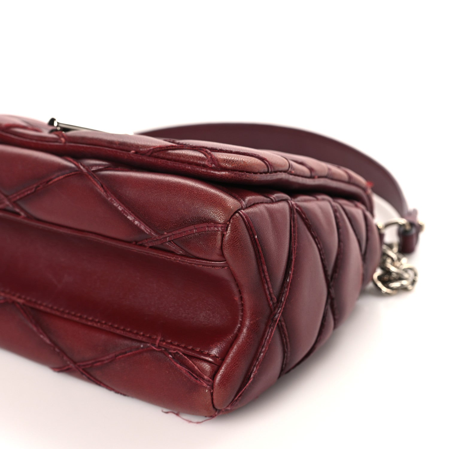 Louis Vuitton Lambskin Malletage GO-14 PM Bordeaux 9 of 13
