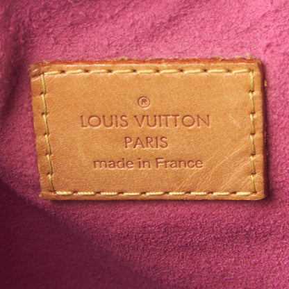 Louis Vuitton Monogram Denim Baggy PM Long Strap Fuchsia 7 of 7