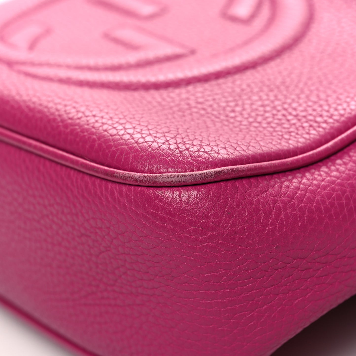 Cellarius Calfskin Small Soho Disco Bag Bright Bouganville