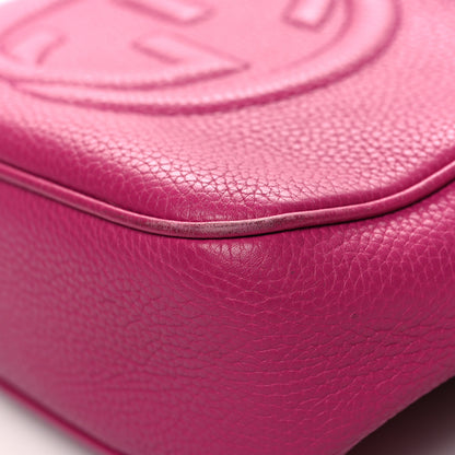 Gucci Cellarius Calfskin Small Soho Disco Bag Bright Bouganville 10 of 13