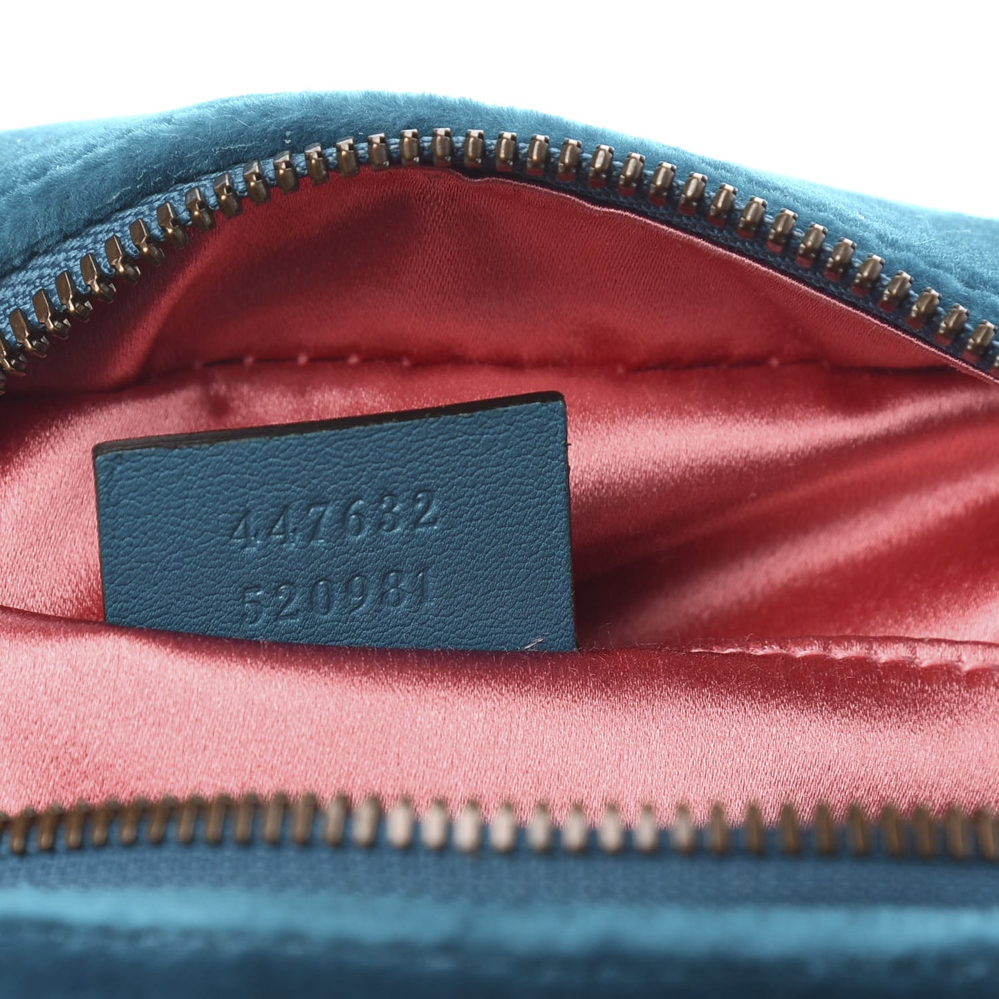 Velvet Matelasse Small GG Marmont Chain Shoulder Bag Pavone Cyan