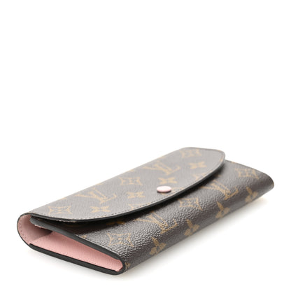 Louis Vuitton Monogram Emilie Wallet Rose Ballerine 4 of 10