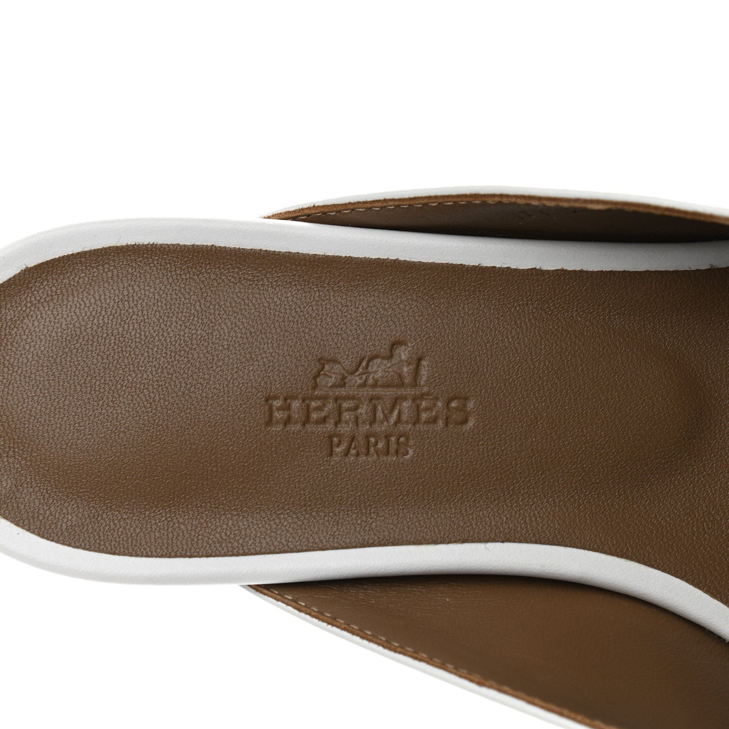 Calfskin Oz Mules 36 White