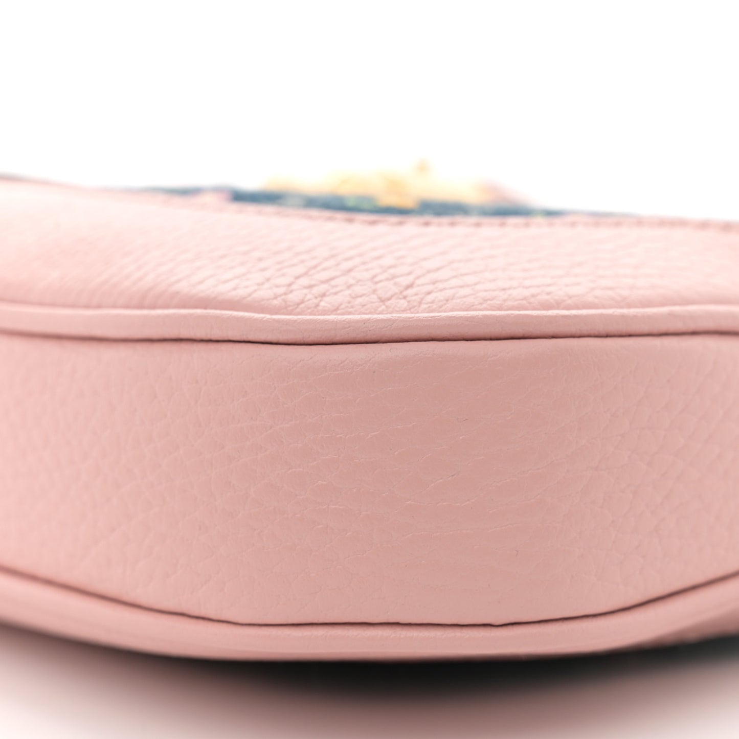 New Denim GG Monogram Calfskin Love Parade Small Jackie 1961 Hobo Light Pink