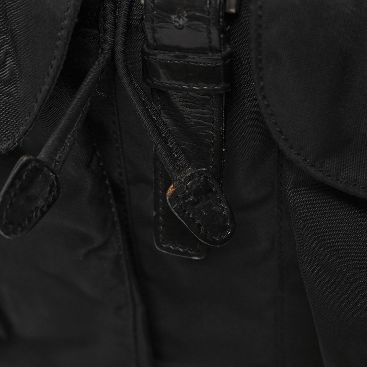 Prada Nylon Vela Medium Backpack Black 11 of 11