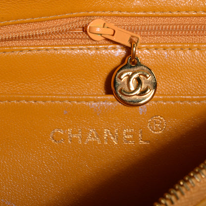 Chanel Lambskin Quilted Backpack Mango 8 of 11
