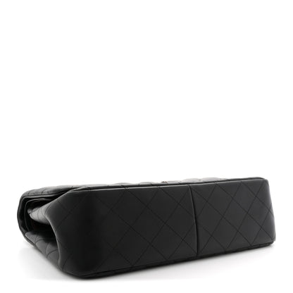 Chanel Lambskin Quilted Jumbo Double Flap Black 4 of 11