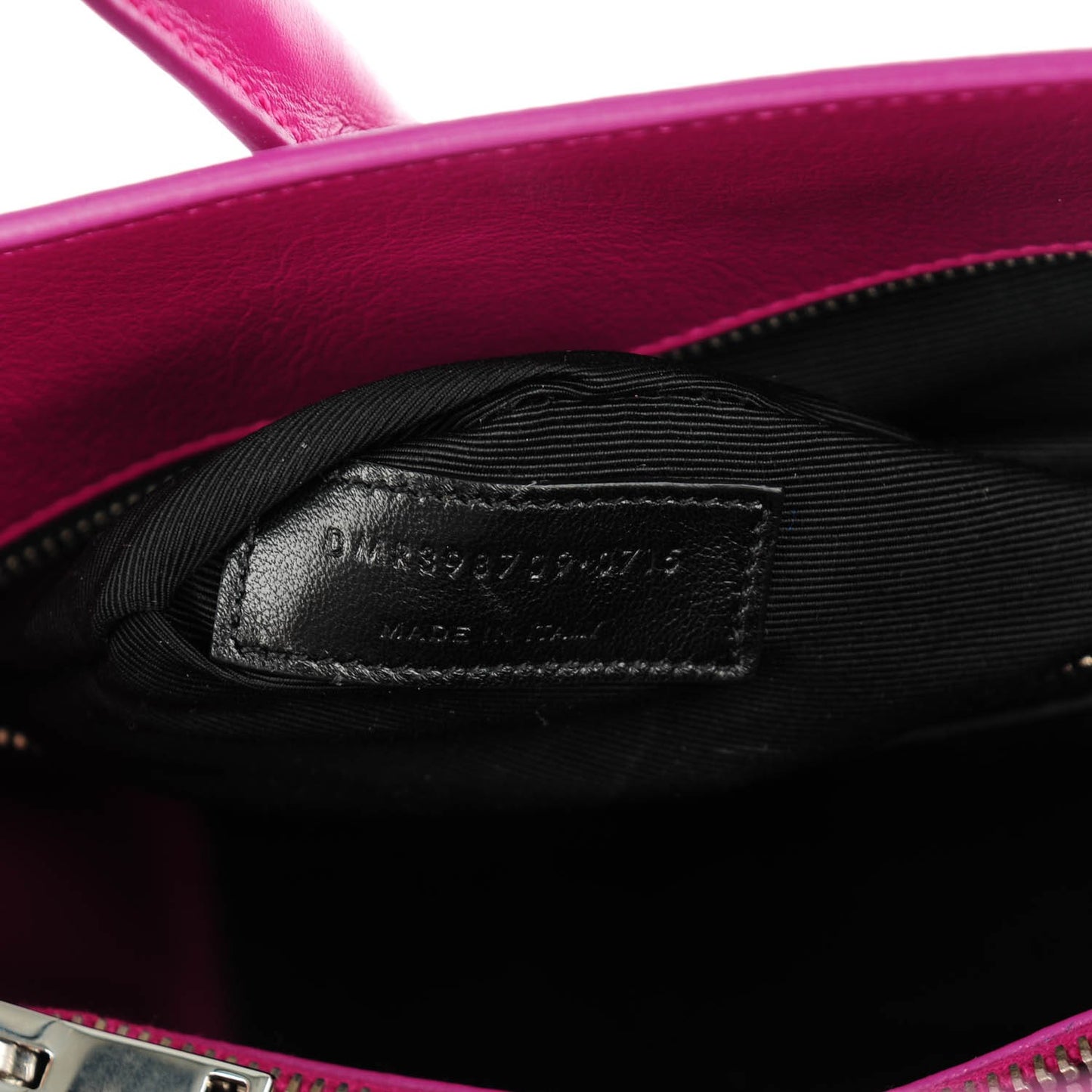 Calfskin Small Sac De Jour Electric Pink