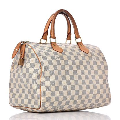 Louis Vuitton Damier Azur Speedy 30 3 of 29
