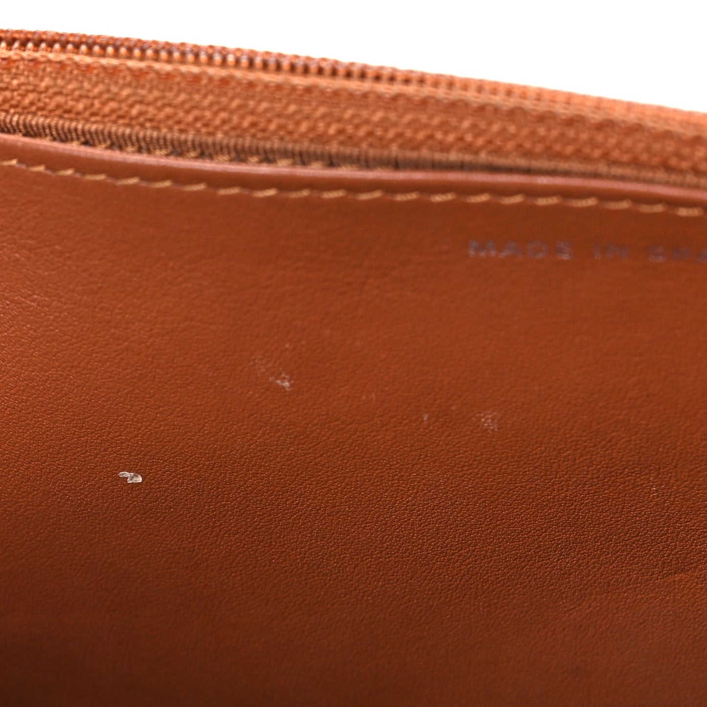 Caviar Quilted Wallet On Chain WOC Light Brown