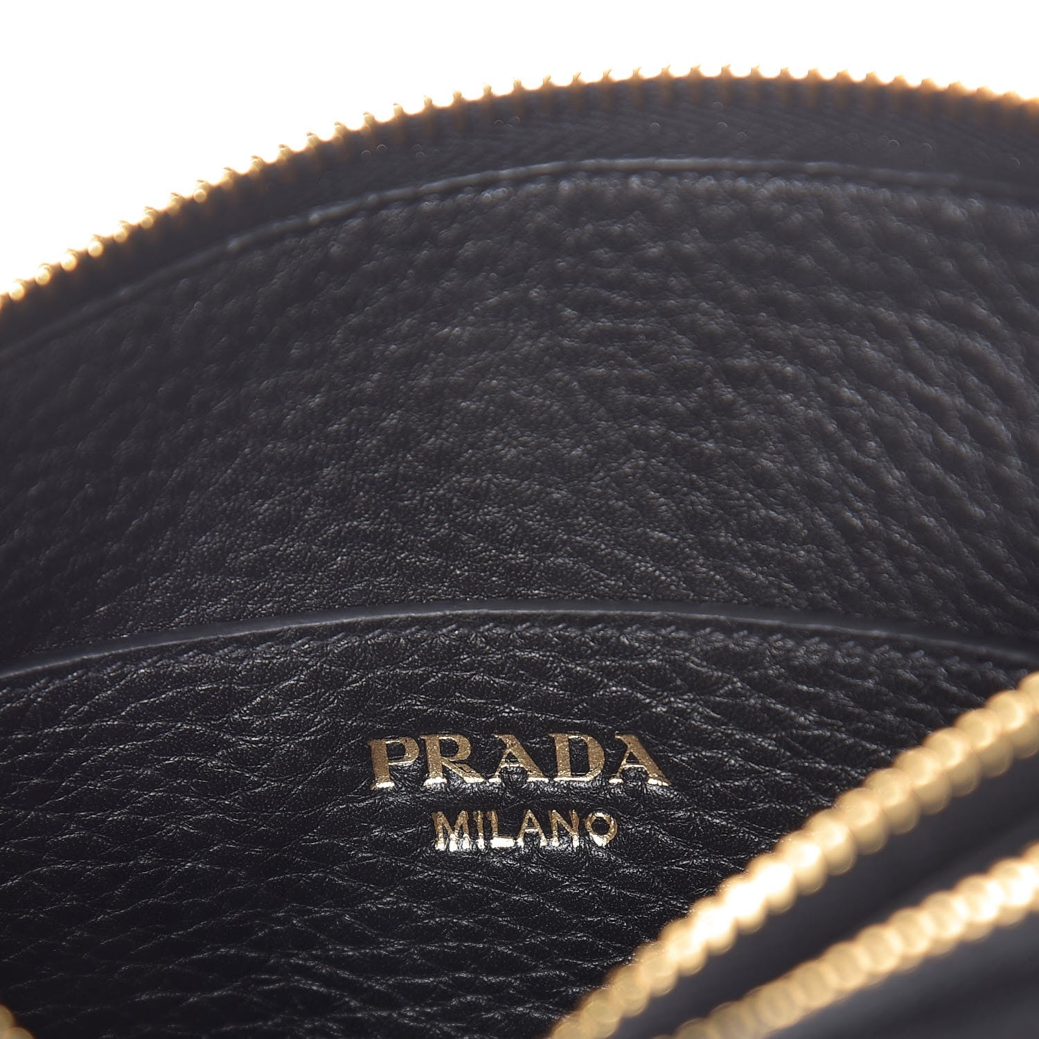 Prada Vitello Daino Double Zip Crossbody Bag Black 7 of 10