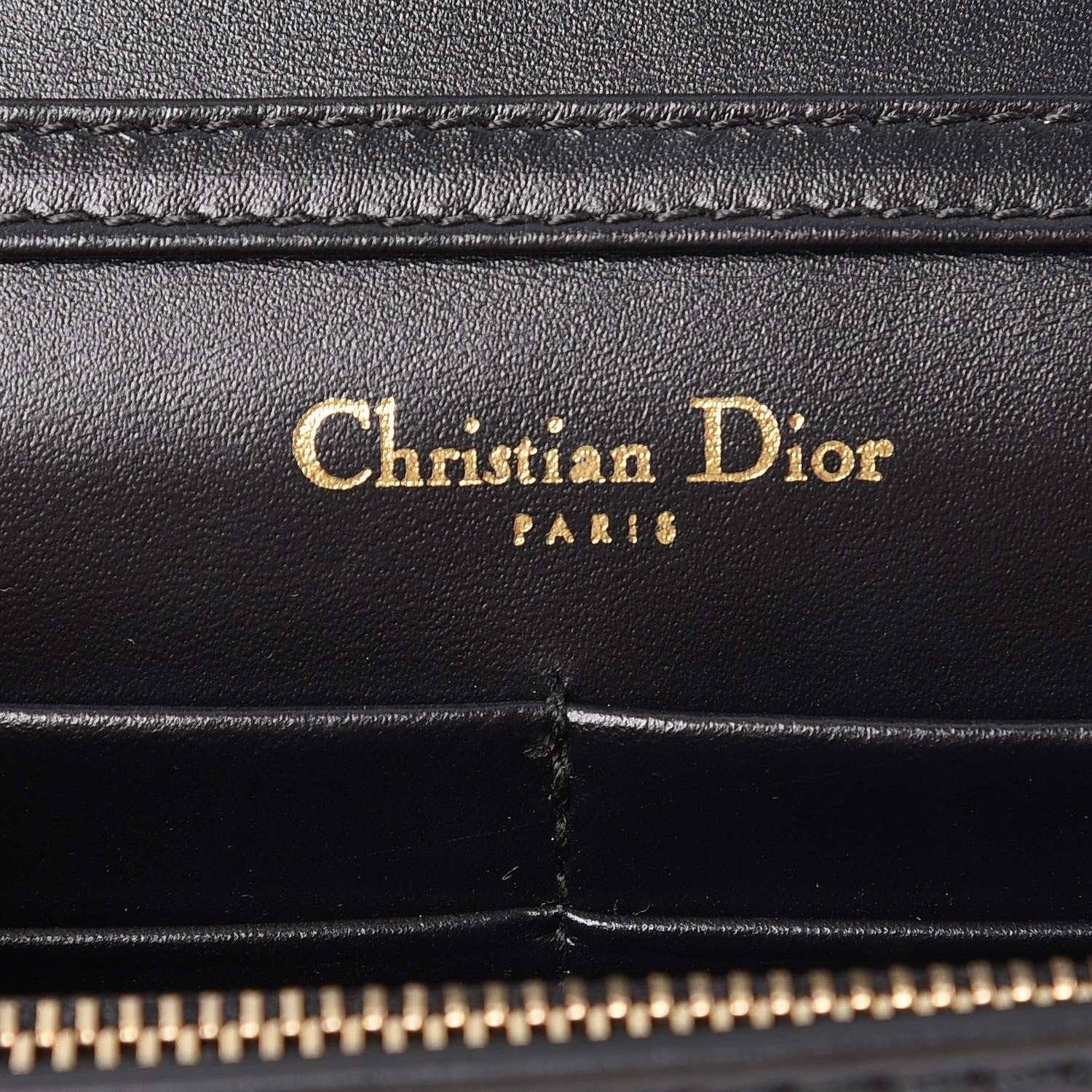 Christian Dior Calfskin J'Adior Wallet on Chain Pouch Black 6 of 8