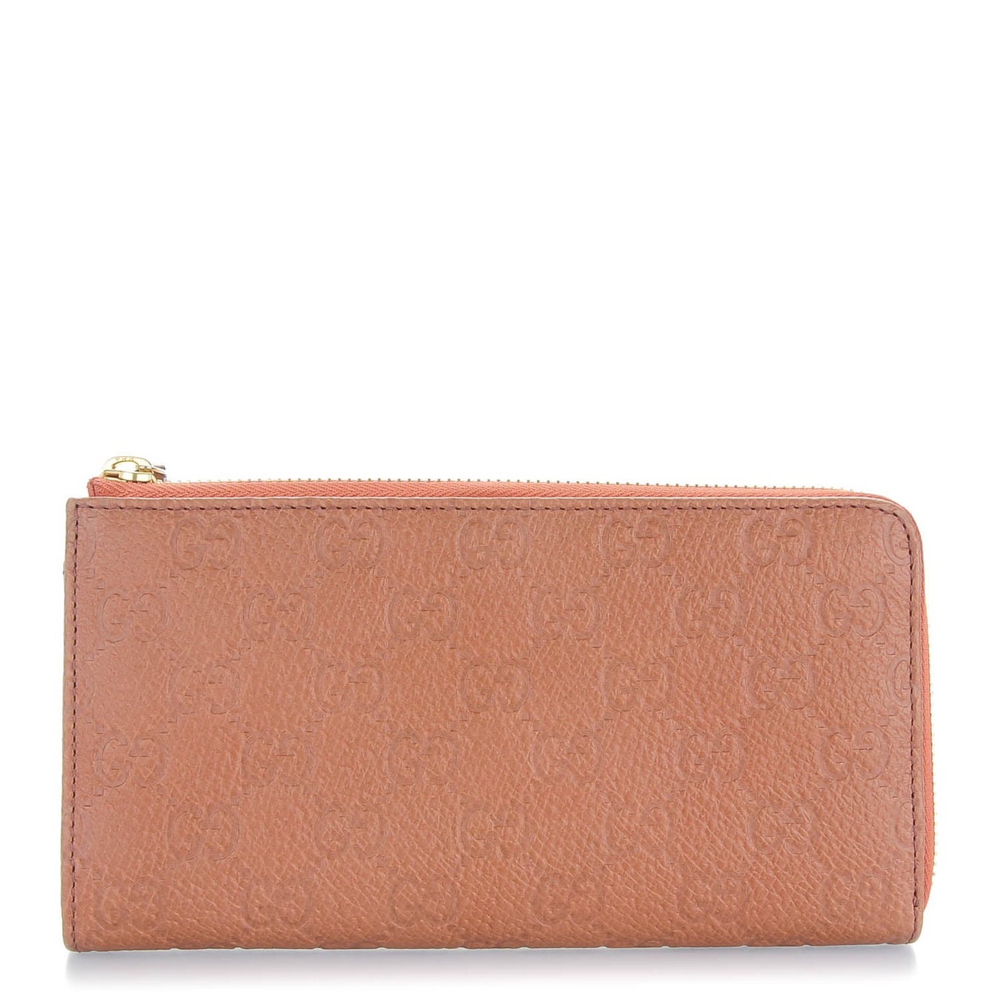 Guccissima Donna Long Wallet Camelia