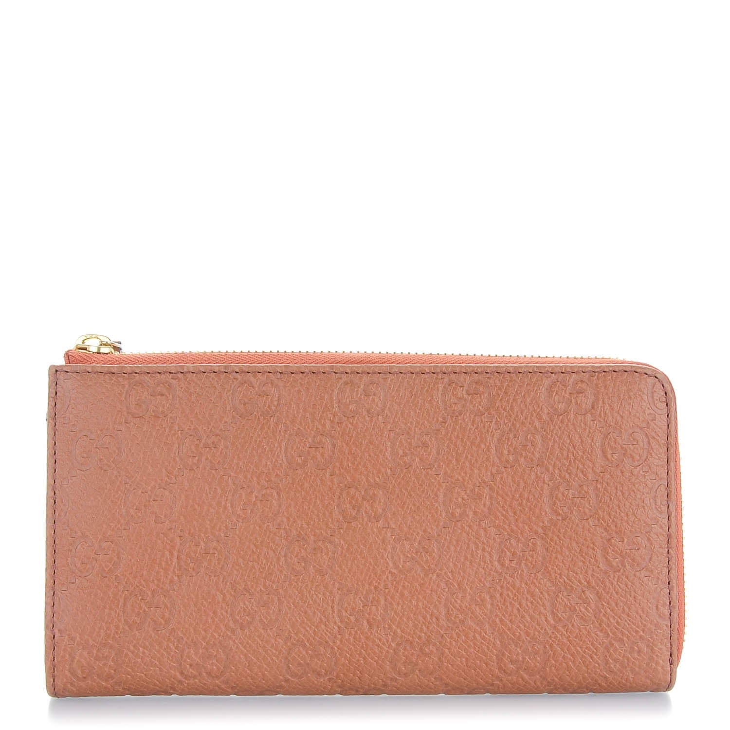 Gucci Guccissima Donna Long Wallet Camelia 1 of 7
