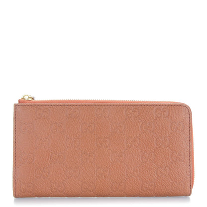 Gucci Guccissima Donna Long Wallet Camelia 1 of 7