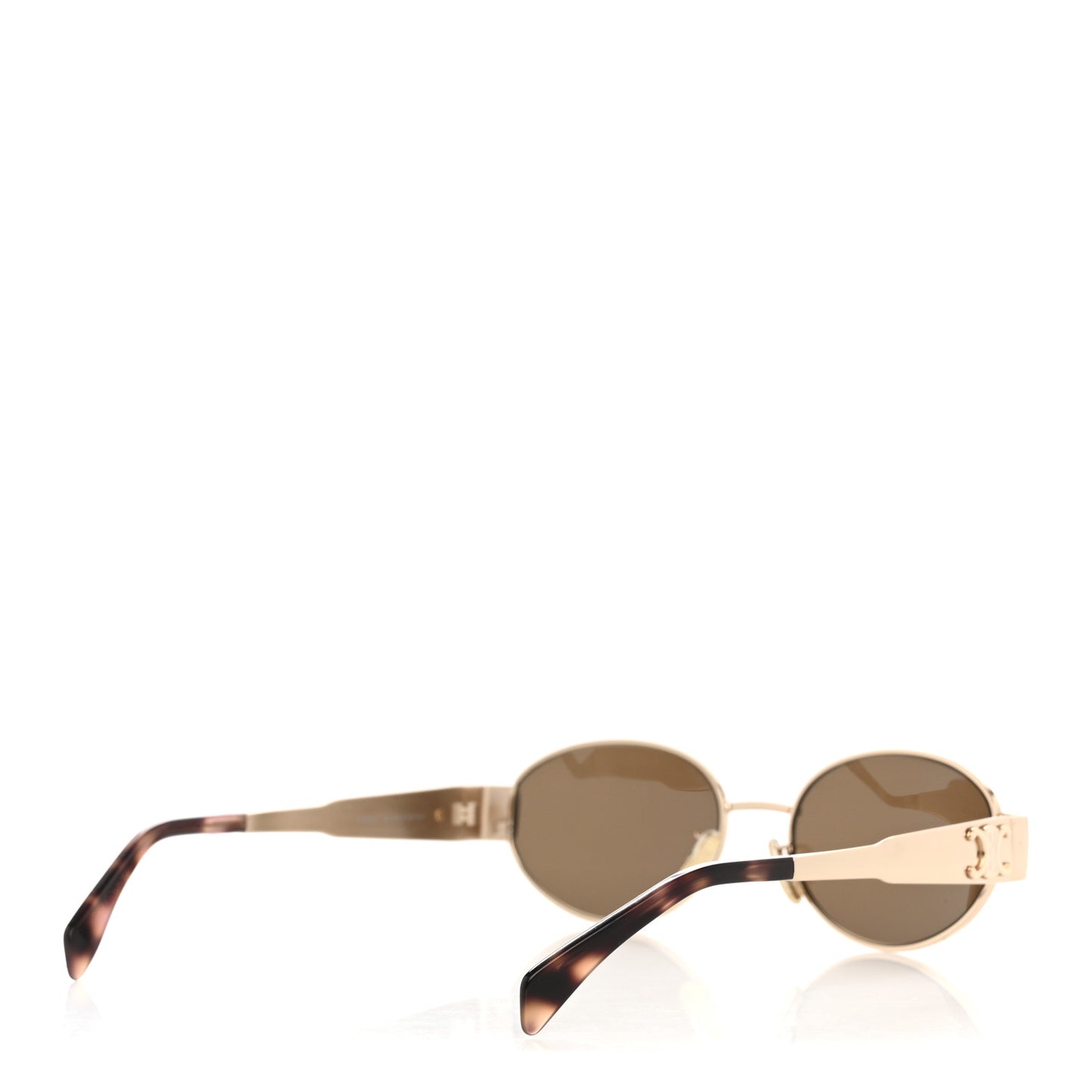 Metal Triomphe 01 Sunglasses CL40235U Rose Gold Brown