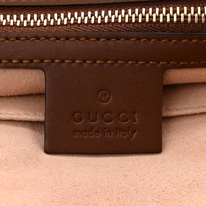 Gucci Soft GG Supreme Monogram Medium Crossbody Tote Beige Cuir 6 of 10