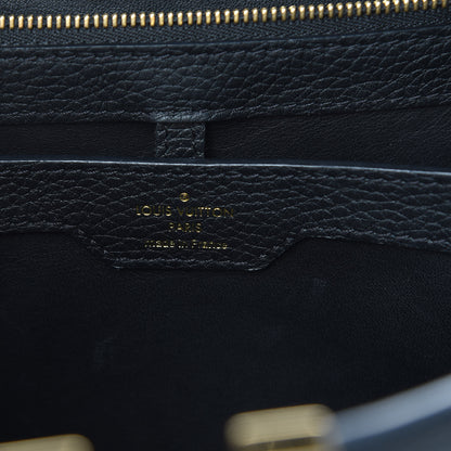 Louis Vuitton Taurillon Mechanical Flowers Capucines PM Black 6 of 11