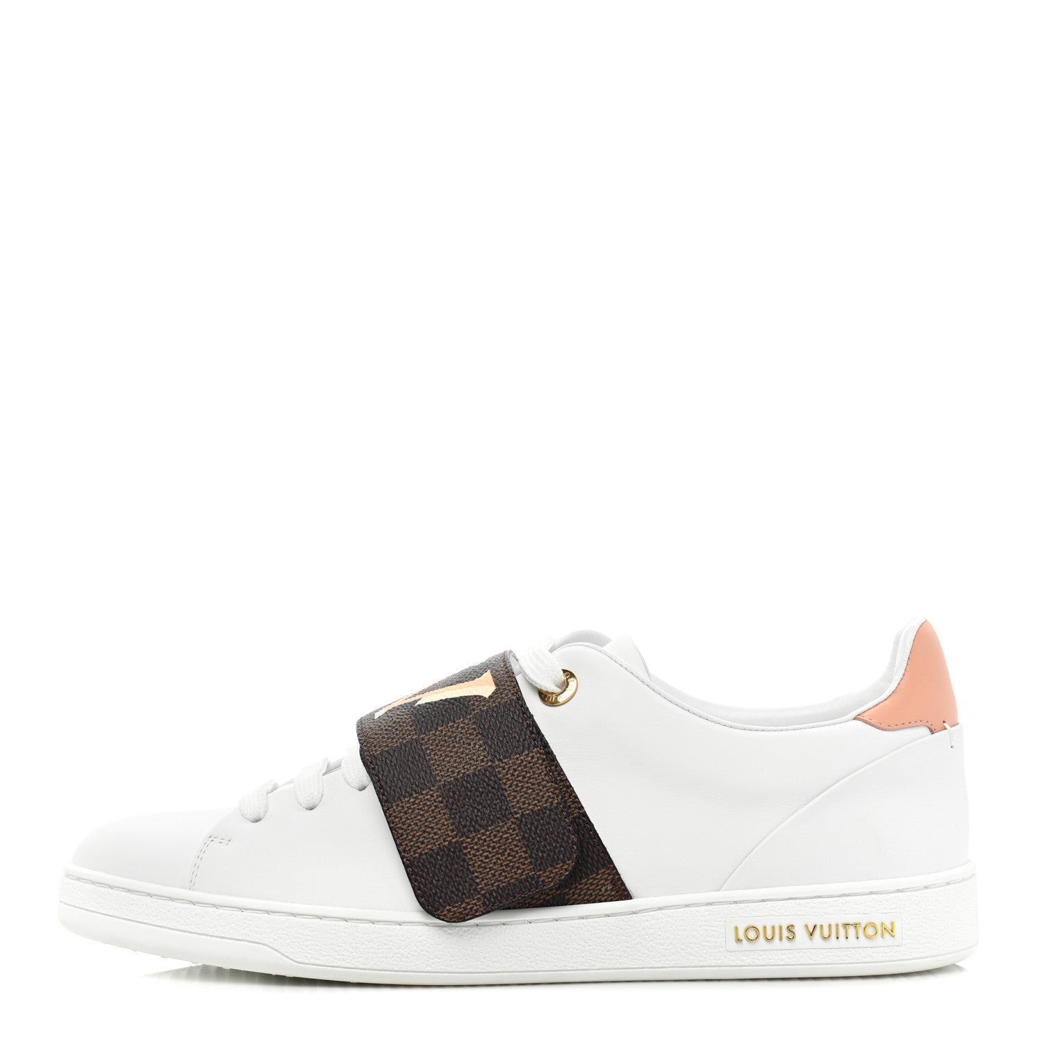 Louis Vuitton Damier Ebene Front Row Sneaker 40 White 1 of 11