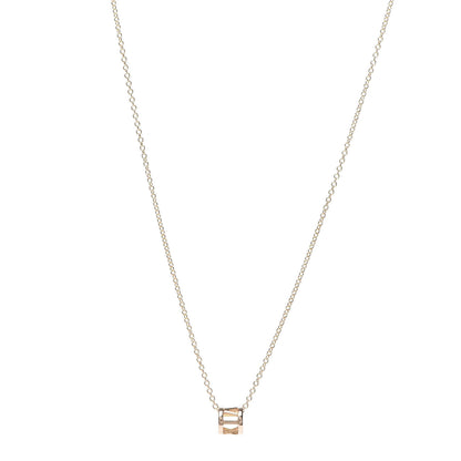 Tiffany 18K Rose Gold Atlas Open Pendant Necklace 1 of 7