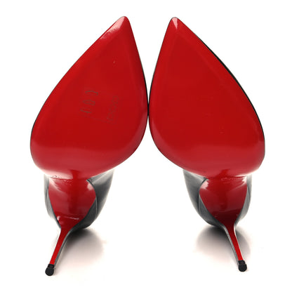 Christian Louboutin Jazz Calfskin Corneille 100 Pumps 38 Black 5 of 7