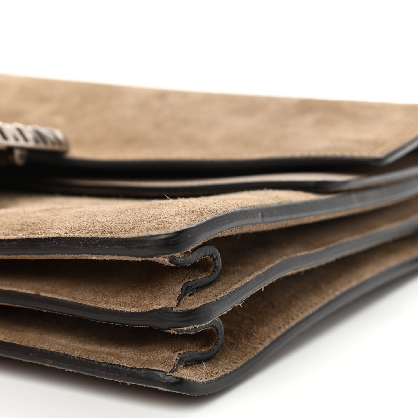 Suede Medium Dionysus Shoulder Bag Taupe