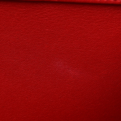 Saint Laurent Calfskin Small Classic Y Cabas Red 15 of 15