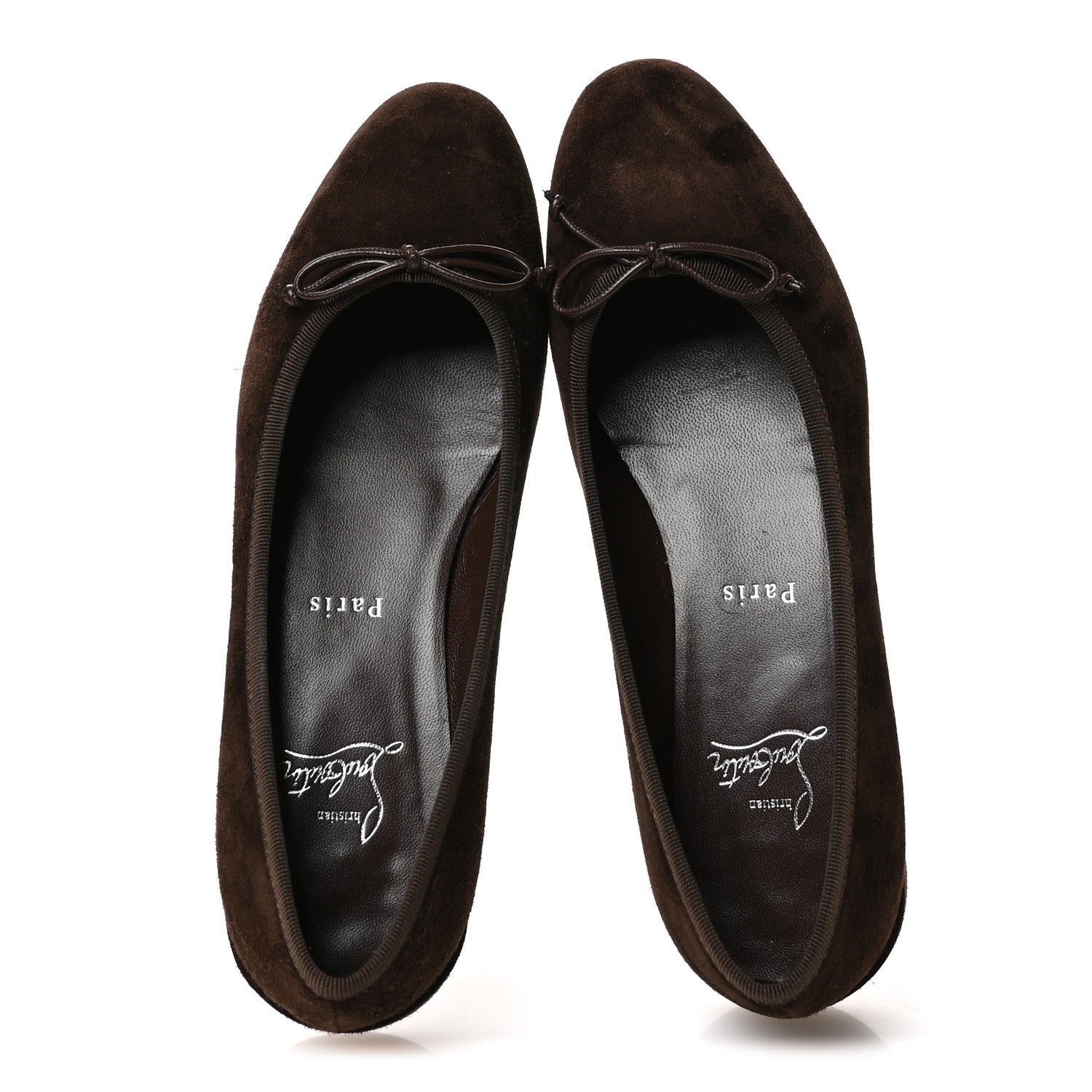 Christian Louboutin Veau Velours Sweetie Jane Flats 39 Cosme 2 of 8