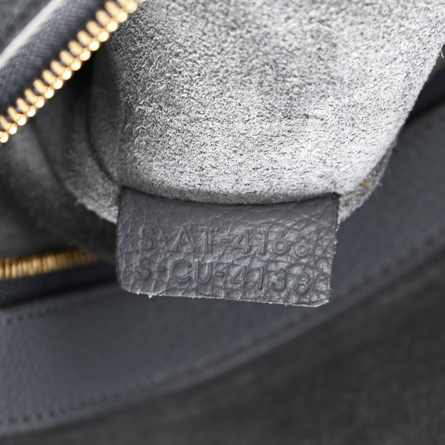 Soft Grained Calfskin Small Belt Cabas Phantom Grey