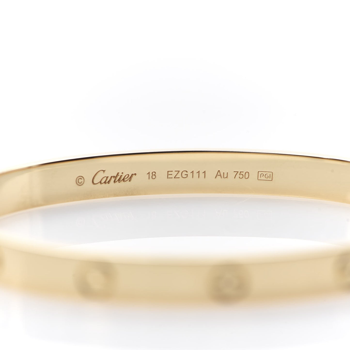 18K Yellow Gold LOVE Bracelet 18