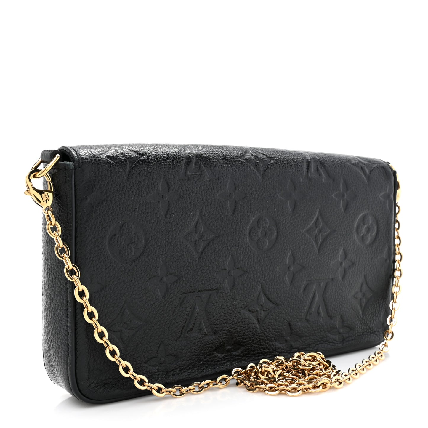 Empreinte Pochette Felicie Chain Wallet Black