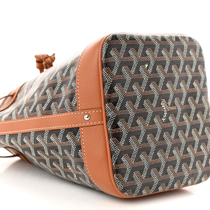 Goyard Goyardine Petit Flot Bucket Bag PM Black Gold 8 of 9